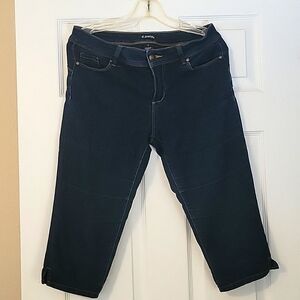 Denim Capri Pants